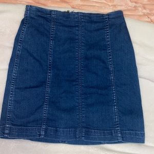 Free People Denim Skirt
